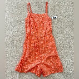 NWT Old Navy Adjustable Strap Floral Romper